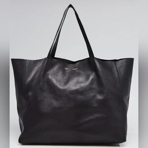Celine Black Horizontal Cabas - Phoebe Philo